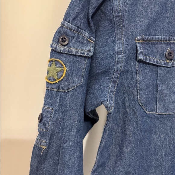 A.P.C. Kids Dark Blue Jean Jacket - Picture 3 of 7